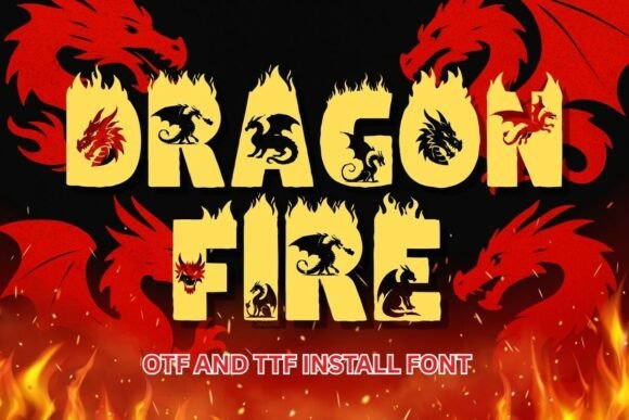 Btzdragonfire: The Font That Breathes Mythical Power Into Your Projects