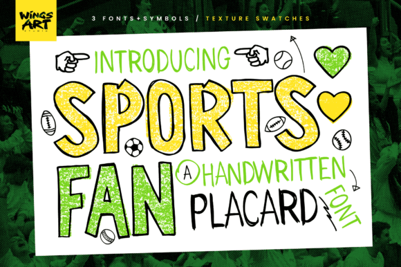 Capture Stadium Energy with the Sports Fan Typeface