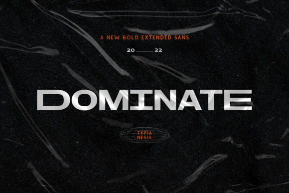 Dominate: The Bold Display Typeface for Impactful Projects