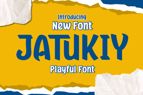 JATUKIY: A Playful Typeface for Creative Brands