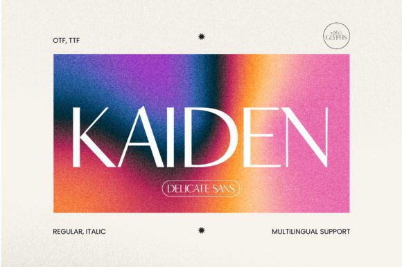 Kaiden: The Modern Sans Serif for Effortless Brand Clarity