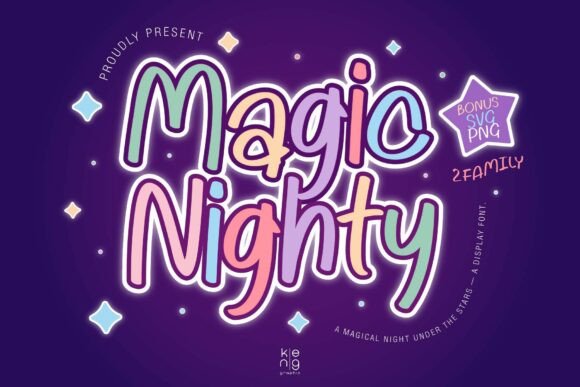 Magic Nighty: A Font That Sparks Midnight Creativity
