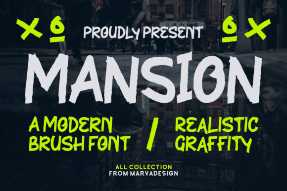 Mansion Font: Where Modern Style Meets Artistic Flair