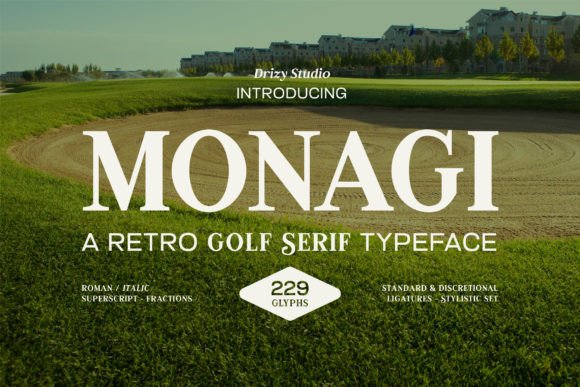 Monagi: The Serif Font That Brings Classic Sport to Your Designs