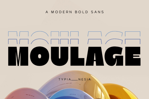 Moulage: A Bold Typeface for Modern Branding & Design