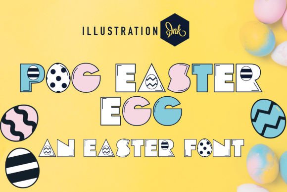 Pog Easter Egg: A Playful Typeface for Holiday Design