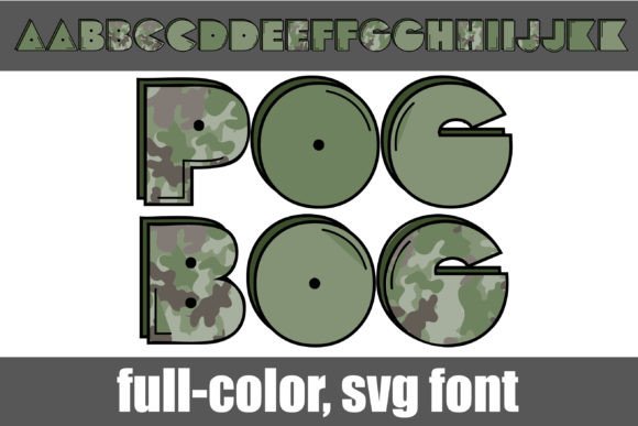 Pogbog: The Military-Style Font That Pops Off the Page