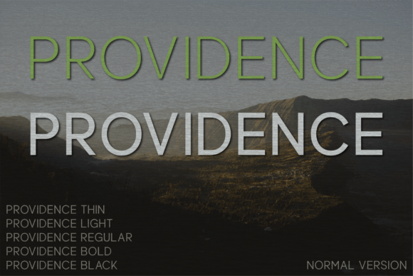 Providence: A Typeface for Timeless Branding