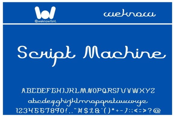 Script Machine: The Sleek Typeface for Modern Creators