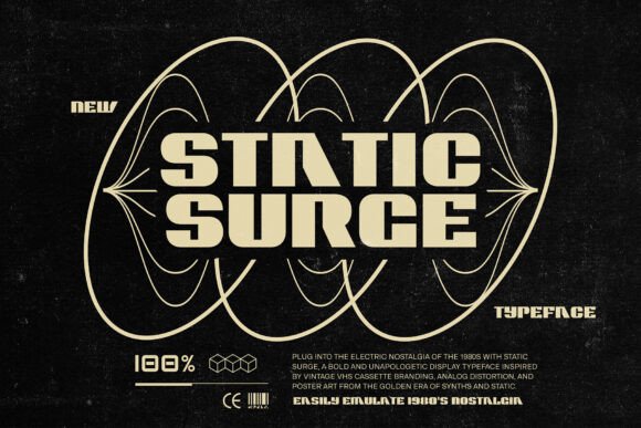 Static Surge: Channeling 80s VHS Energy for Modern Design
