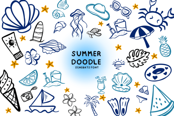 Summer Doodle: The Creative Font for Playful Design