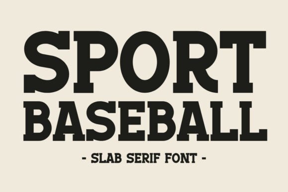 The Sport Baseball Typeface: Capturing Athletic Energy in Every Letter