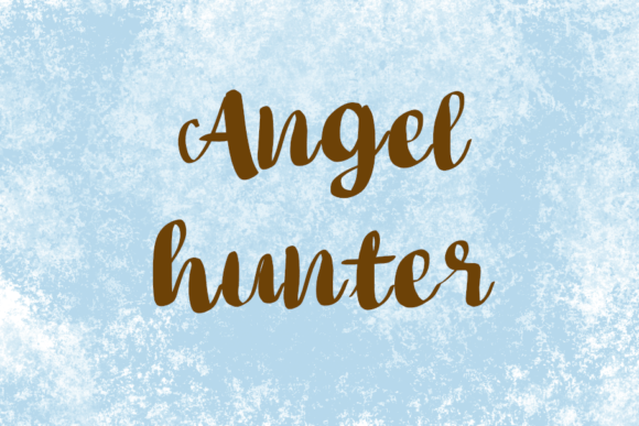 Unleash Your Creative Vision with the Angel Hunter Font