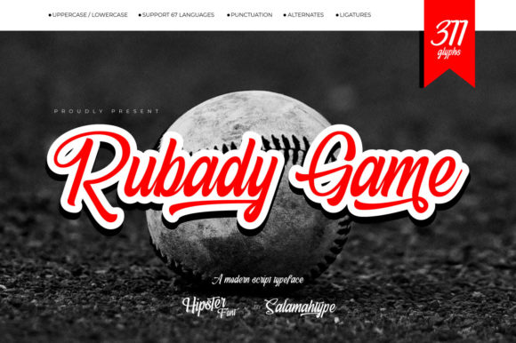 Why Rubady Game is the Bold Script Font Your Brand Needs